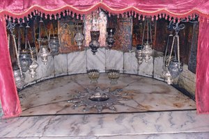 The Star of Bethlehem in the Grotto of the Nativity by Unbekannt Unbekannt